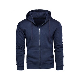 Fabricant de vêtements de sport pour hommes en polaire épaisse de haute qualité, personnalisés avec des motifs en relief, impression puff, fermeture éclair, polyester/coton, lavés, pour l'hiver - Product Image 2