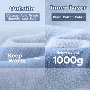 Sudaderas Personalizadas de Talla Grande para Hombre, 100% Algodón, de Alta Calidad, con Estampado de Lujo, Sudaderas Básicas de Estilo Urbano para Hombre - Product Image 4