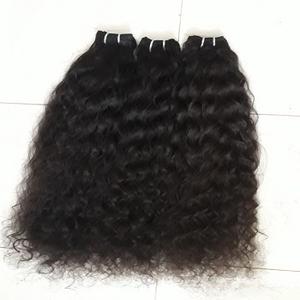 Offres en gros de mèches de cheveux indiens vierges Remy 100% naturels, qualité 12A, couleur noire naturelle, extensions de cheveux humains bruts non traités - Product Image 3