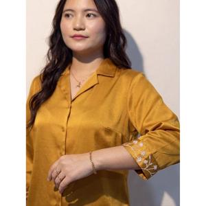 Camisa Moderna de Mezcla de Algodón para Mujer, Corte Regular, Estilo Diario, Compre Directamente del Proveedor - Product Image 2