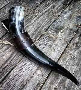 Cuerno de cerveza, jarra de cuerno vikinga, cuerno nórdico para beber - Product Image 1