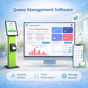 ระบบซอฟต์แวร์ QMS สำหรับการเพิ่มประสิทธิภาพการไหลเวียนของบริการอัจฉริยะ |    ระบบจัดการคิว AT-QMS - มีจำหน่ายแบบ OEM - Product Image 1