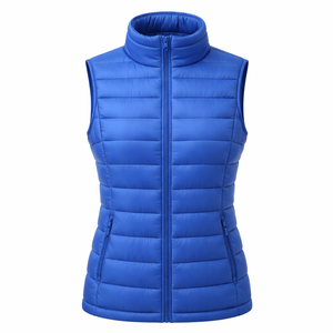 Chaleco Ligero con Cuello Alto para Mujer al por Mayor - Proveedor de Chalecos Ligeros para Mujer con Pedidos al por Mayor y Personalización OEM - Product Image 1