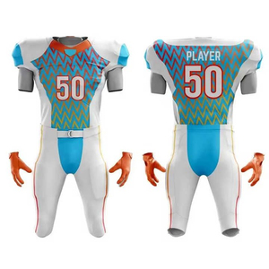 Custom Sportswear American Football Jersey and Pants <b>Set</b> with Sublimation Printing - Product Image 2