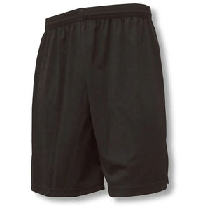 Pantalones Cortos Deportivos para Hombre, Color Rojo Sólido, con Franja Lateral Delantera, Secado Rápido, Cintura Elástica, Corte Medio, Tejido Ecológico - Product Image 1