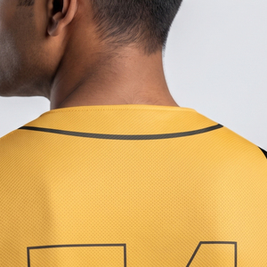 <b>Men's</b> Baseball Jersey Short Sleeve <b>Men</b> Baseball Jerseys Full Button Sublimated Printed <b>Men</b> Baseball Jersey - Product Image 5