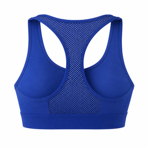 High Impact Front Zipper Sports <b>Bra</b> for Women Breathable Mesh Racerback Yoga Fitness <b>Bra</b> Padded Push Up Athletic Gym Underwear - Product Image 3