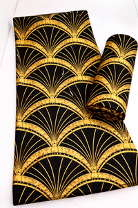 Premium African Wax Print 100% Cotton Tie Fabric for Garment Use Tailored Branding Logo Personalization Lusaka OEM Textile - Product Image 4