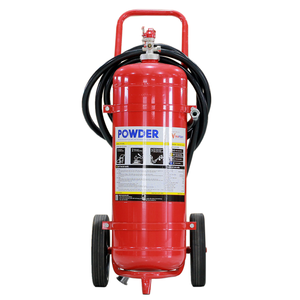 ABC 25KG Carro con ruedas en polvo DCP Extintor de incendios 25kg Extintores contra incendios montados en carro - Product Image 1