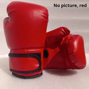 ถุงมือกีฬาหนัง PU ระบายความชื้น พร้อมสายรัดข้อมือแบบตะขอเกี่ยว สำหรับฝึกซ้อมมวย ราคาโรงงาน รับผลิตแบบ OEM ODM พร้อมสกรีนโลโก้ตามสั่ง - Product Image 6