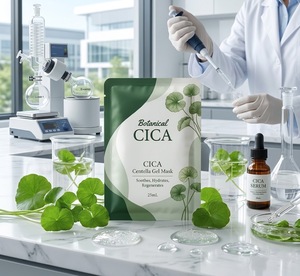 Masque facial aux exosomes et à la Centella, pochette personnalisée, marque privée, OEM, MOQ 4000 - Product Image 1