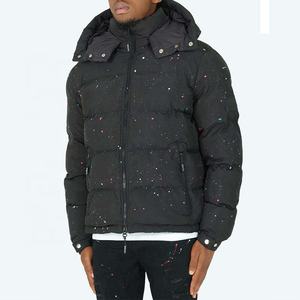 Personnalisé Hiver Chaud Bulle Bouffante Veste À Capuche Noir Hiver Doudounes 2022 Nouvelle arrivée Vente Chaude Doudounes 2025 - Product Image 2