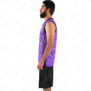 Ensemble uniforme de basket-ball d'été unisexe personnalisé OEM pour adultes maillot de sport de haute qualité avec caractéristiques respirantes grande taille - Product Image 4