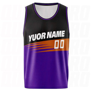 เสื้อบาสเก็ตบอลระบายอากาศได้ดี ชุดกีฬา เสื้อบาสเก็ตบอลน้ำหนักเบา ซับเหงื่อได้ดี ชุดบาสเก็ตบอลทีมแบบสั่งทำ - Product Image 1