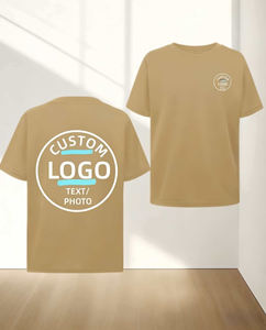 Custom <b>Logo</b> Men's T-Shirt Short Sleeve O-Neck 100% Cotton Jersey Fabric Digital Print 180g Back Print Regular Fit Casual Style - Product Image 1