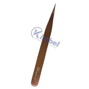 Las mejores pinzas de punta de fibra de acero inoxidable para extensiones de pestañas Embalaje personalizable Opciones al por mayor Tipo de Punta puntiaguda - Product Image 3