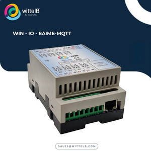 WIN-IO-8AIME (mqtt) | โมดูลอินพุตอนาล็อก8พอร์ต | mqtt over TCP Ethernet + Modbus RTU RS485 | 0-20mA / 4-20mA / 0-10V | 12-24VDC - Product Image 1
