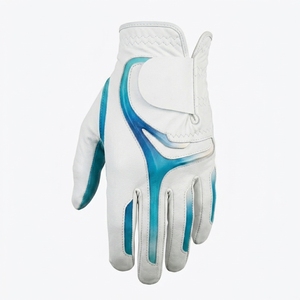 Premium Custom White Cabretta Leather Golf Glove Left Hand Non-Slip <b>Hook</b> Loop Closure Unisex Sports & Ski Outdoor OEM Low MOQ - Product Image 3