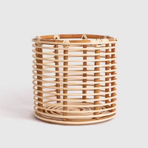 Home decor essentials high quality pots <b>for</b> holding plants natural rattan plant pot greenery <b>basket</b> - Product Image 4
