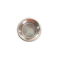 Capuchon rond fileté en acier inoxydable de haute qualité 1-1/2 pouces, OEM/ODM, emballage personnalisé, surface lisse pour diverses industries