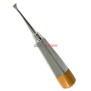 Extraction dentaire Cryer en acier inoxydable allemand, couleur or, à pointe angulaire, manche creux, pour luxation des dents - Product Image 2