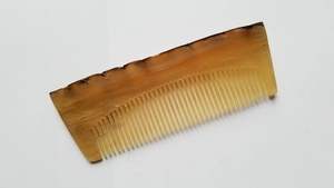 Peine de cuerno tradicional auténtico para el cuidado del cabello, peinado, desenredado, herramienta de belleza profesional para peluquería, Material Natural - Product Image 5