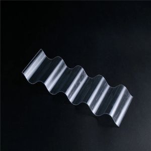 Feuille ondulée verte de polycarbonate de toit de carbonate de poly poids léger clair 3mm de nomenclature - Product Image 3