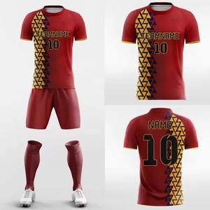 Unisex High Quality Custom Breathable Soccer Uniform Sets Wholesale OEM Service Sportswear - Product Image 6