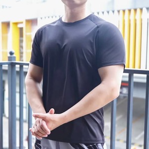 Custom Compression Exercise Shirt Manufacturer Gym Performance Wear Moisture Wicking <b>Polyester</b> Spandex Embroidery Custom Logo - Product Image 6