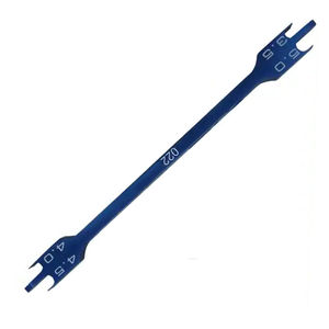 Black and Blue Color Orthodontic Gauge Bracket Height Metal Steel Measuring Gauge for Dental Type 0.22 CE ISOBy Grip Surgical - Product Image 1