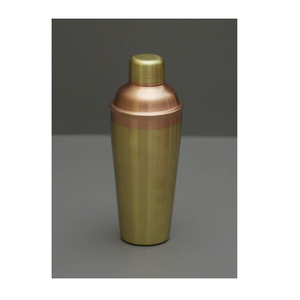 Atractivo Coctelera de Dos Tonos en Cobre y Dorado para Kit de Bartender Profesional, Accesorios para Bar en Casa y Regalo de Mixología de Lujo - Product Image 1