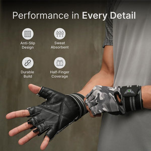 Gants de fitness respirants pour la musculation et l'entraînement en force, vente en gros, unisexes, pour les séances d'entraînement en intérieur et en extérieur, gants de gym - Product Image 3
