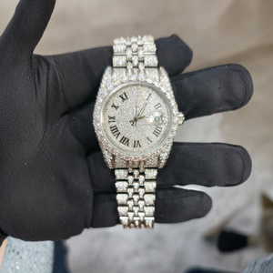 Relojes de Pulsera de Lujo para Hombre con Diamantes Moissanite, a la Moda, en Venta del Mejor Proveedor - Product Image 1