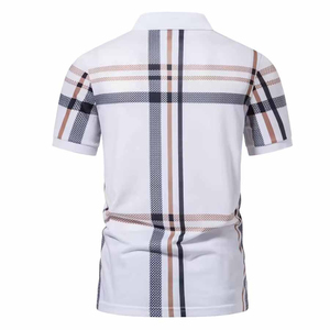 Polo homme pas cher, design été, couleur unie, confortable, manches courtes, style décontracté, tendance, à la mode. - Product Image 2