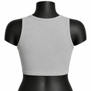 Custom <b>Red</b> Women <b>Crop</b> Tank <b>Top</b> Sleeveless Yoga Gym Fitness Activewear OEM Wholesale Sportswear - Product Image 5