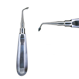 Instrument manuel compact en acier inoxydable avec poignée confortable et finition lisse pour usage professionnel, élévateur de racine - Product Image 4