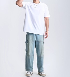 High Quality Custom Men's Vintage Boxy Oversized Digital <b>Printed</b> Eco-Friendly Quick Dry Anti-Wrinkle <b>Stand</b> Casual Formal T-Shirt - Product Image 2