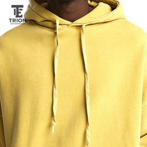 Sweat à capuche personnalisé effet délavé de qualité supérieure pour homme – Mode streetwear quotidienne – Pull tricoté pour homme - Product Image 3