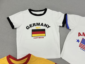 Women's Football Team Jersey Crop <b>Top</b> with 3D Embroider Logo Summer Street Fit Print T-Shirt for Fans - Product Image 1