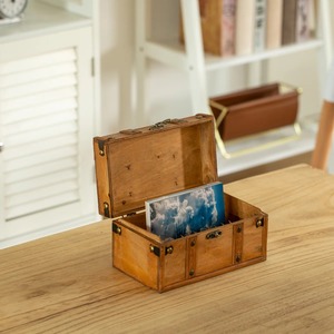 Rustic Wooden Trunk Chest Perfect For <b>Clothes</b> Bedding Travel Items And Household Storage Solutions Handcrafted From India - Product Image 5