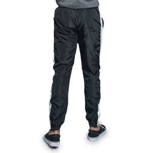 Wholesale Men's Shiny Side Stripe Windbreaker <b>Track</b> <b>Pants</b> Slim Fit <b>Nylon</b> Joggers Elastic Waist Streetwear Sport Sweatpants Men - Product Image 4