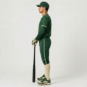 Conçu avec un matériau polyester à séchage rapide, construction respirante, uniforme de baseball personnalisé, vêtements de compétition, uniforme de baseball - Product Image 4