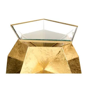 Mesa de comedor de Metal dorado moderno de lujo para faldas de mesa de Villa y Hotel gran mayorista de Zahid Exports decoración del hogar y la fiesta - Product Image 4