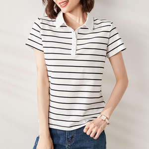 <b>women's</b> Golf <b>Shirts</b> Quick Dry Blade Collar Breathable Soft Casual Daily Collarless <b>polo</b> T-<b>Shirts</b> - Product Image 2