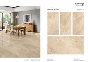 Azulejo de Porcelana de Gran Formato, Estilo Piedra, Super Premium, Brillante, 600x1200, Superficie Pulida, para Pared y Suelo, Interior y Exterior Moderno - Product Image 5