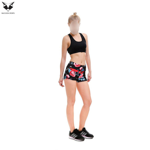 Shorts de sport de haute qualité imprimés par sublimation, haute résistance, pour la course à pied, le fitness et le yoga, shorts de fitness pour femmes sur mesure - Product Image 4