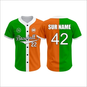 2026 Premium Quality Baseball Jersey Custom Design Team Uniform OEM ODM Factory Direct Spring Summer Autumn Front Printed - Product Image 1