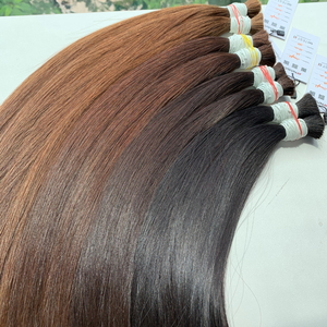Extensions de cheveux en vrac les plus vendues cheveux vierges vietnamiens Double noyade 100 grammes Couleurs claires 18 pouces - Product Image 4