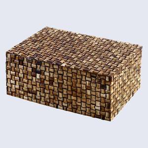 Caja de Almacenamiento de Joyas con Incrustaciones de Hueso, Estilo Romántico, Hecha a Mano, Ecológica, Personalizada, de Alta Calidad, Rectangular, para Boda - Product Image 6