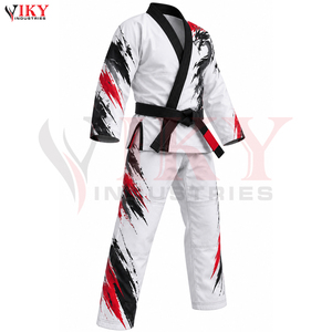 Uniforme de BJJ Personalizado Sublimado OEM ODM de Fábrica Directa, Equipo de Artes Marciales de Alta Calidad, Material Suave y Transpirable de Algodón para Adultos - Product Image 4